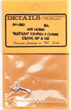 HO Scale Details West AH-250 Brass K5HR24 Nathan Air Horn