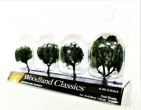 Woodland Classics Ready-Made Trees TR3505 Cool Shade - 4/pkg