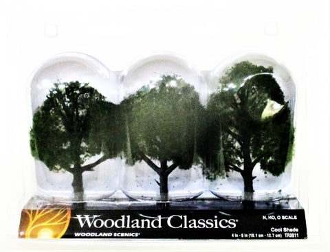 Woodland Classics Ready-Made Trees TR3511 Cool Shade - 3/pkg