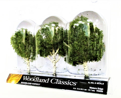 Woodland Classics Ready-Made Trees TR3535 Waters Edge - 3/pkg