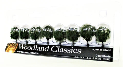 Woodland Classics Ready-Made Trees TR3547 Cool Shade - 8/pkg