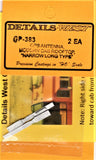 HO Scale Details West GP-383 Modern Cab Rooftop GPS Antenna Narrow Long Type