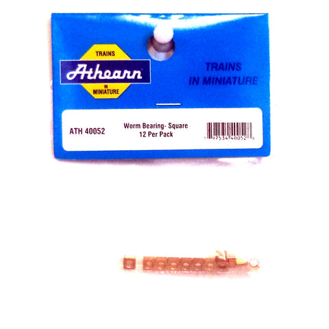 HO Scale Athearn 40052 Worm Bearing, Square (12) pcs