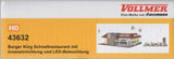 HO Scale Vollmer Gmbh 43632 Burger King Building Kit