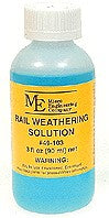ALL Scale Micro Engineering 49-103 Rail Weathering Solution 4oz 118ml Bottle