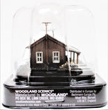 N Scale Woodland Scenics BR4955 Just Plug Built-&-Ready Rustic Cabin