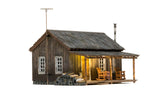 N Scale Woodland Scenics BR4955 Just Plug Built-&-Ready Rustic Cabin