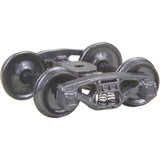 HO Scale Kadee #500 Bettendorf 50-ton Trucks with 33" Ribbed Back Wheels (1) pr