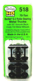 HO Scale Kadee #518 Barber S-2 70-Ton Roller Bearing Trucks