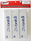 HO Scale Atlas 20006731 ZIM ZIMonitor ZMOU 40' Reefer Container 3-Pack