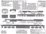 N Scale Microscale 60-1147 UP Union Pacific Dash 9-44CW / AC4400CW Decal Set
