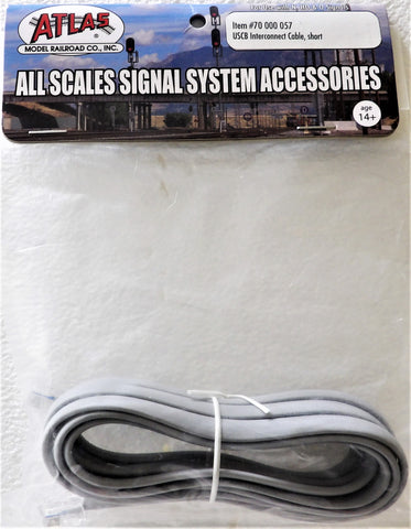 Atlas 70000057 All Scale Signal System Short 7' SCB Interconnect Cable