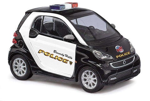 HO Scale Busch 46223 2012 Smart Car Fortwo Coupe Beverly Hills Police