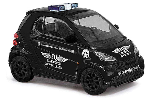 HO Scale Busch 46222 2012 Smart Car Fortwo Coupe Task Force New Orleans