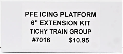 HO Scale Tichy Train Group 7016 PFE Pacific Fruit Express 6" Icing Platform Extension