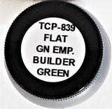 Tru-Color TCP-839 GN Great Northern Empire Builder Flat Green 1 oz Paint Bottle