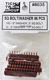 HO Scale Tichy Train Group 8035 End Bolt Detail for Freight Cars w/Truss Rods