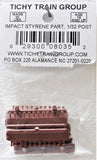HO Scale Tichy Train Group 8035 End Bolt Detail for Freight Cars w/Truss Rods