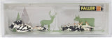N Scale Faller Gmbh 155903 Black and White Cows Figures (8) pcs