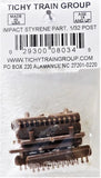 HO Scale Tichy Train Group 8034 End Bolt Detail for Freight Cars w/Truss Rods