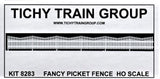 HO Scale Tichy Train Group 8283 Fancy Picket Fence 130" 330.2cm 20 Pieces