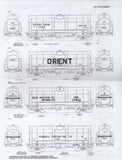 HO Scale Microscale 87-1016 ACFX 6,000 & 8,000-Gallon Tank Cars 1910-1950 Decal
