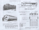 HO Scale Microscale 87-109 Union Pacific Passenger Diesel E & F Unit Decal Set