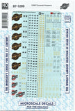 HO Scale Microscale 87-1299 CNW Chicago & North Western Covered Hoppers Decal