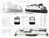 HO Scale Microscale 87-157 Conrail Diesel Hood Locomotives Decal Set