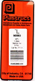 Plastruct PLS 90593 ZFS-4 Styrene Zees 1/8 x 15" (8) pcs
