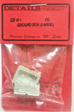 HO Scale Details West GB-911 Large Battery Vaults Ground Box