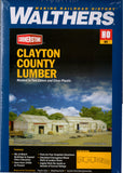 HO Scale Walthers Cornerstone 933-2911 Clayton County Lumber Building Kit