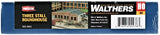 HO Scale Walthers Cornerstone 933-3041 Three-Stall Roundhouse Building Kit