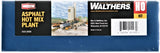 HO Scale Walthers Cornerstone 933-3085 Black Gold Asphalt Hot Mix Plant Kit
