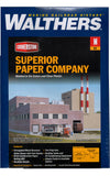 N Scale Walthers Cornerstone 933-3237 Superior Paper Company Building Kit