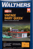 HO Scale Walthers Cornerstone 933-3484 Vintage Dairy Queen Building Kit