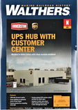 N Scale Walthers Cornerstone 933-3863 UPS United Parcel Service Hub w/Customer Center Building Kit