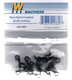 HO Scale Walthers Cornerstone 933-995 X-F2 Horn-Hook Couplers 12 pack