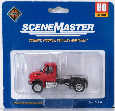 HO Scale Walthers SceneMaster 949-11131 International 4300 Single-Axle Semi Tractor