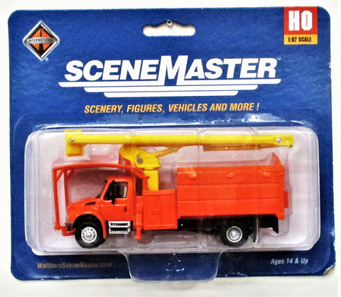 Walthers HO Scale 4900 Dual-Axle Semi Tractor – Orange, International® Model 949-11183