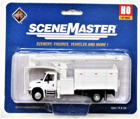 HO Scale Walthers SceneMaster 949-11745 White International 4300 w/Tree Trimmer Body