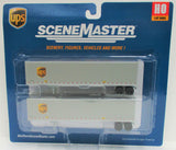 HO Scale Walthers SceneMaster 949-2213 UPS United Parcel Service 45' Trailers