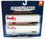 HO Scale Walthers SceneMaster 949-2452 FedEx Freight 53' Stoughton Trailers