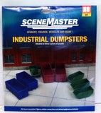 HO Scale Walthers SceneMaster 949-4106 Industrial Dumpsters (8) pcs