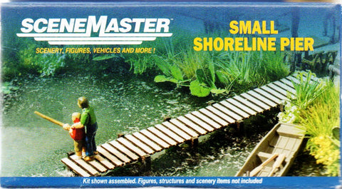 HO Scale Walthers SceneMaster 949-4156 Small Shoreline Pier Laser-Cut Wood Kit