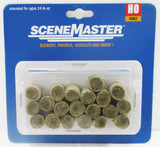 HO Scale Walthers Scene Master 949-4157 Round Hay Bale (20) pcs