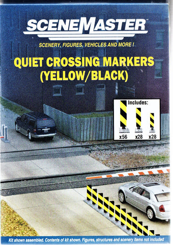 HO Scale Walthers SceneMaster 949-4168 Quiet Crossing Lane Markers Kit