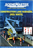 HO Scale Walthers SceneMaster 949-4169 Construction Lane Markers Kit