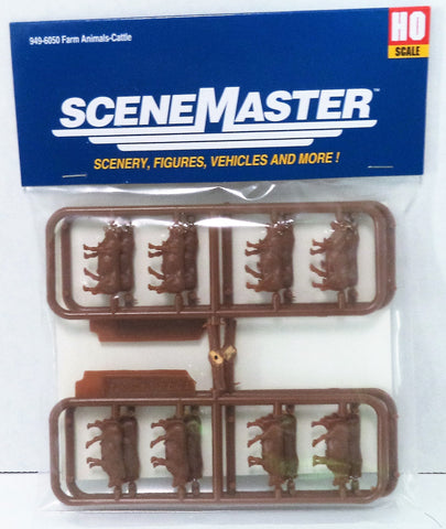 HO Scale Walthers SceneMaster 949-6050 Beef Cattle (16) pcs