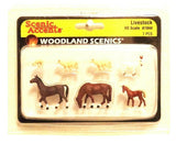 HO Scale Woodland Scenics A1844 Livestock Figures (7) pcs